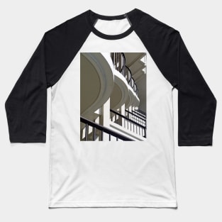 Patterned Balconies Baseball T-Shirt